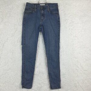 James Womens Jeans Twiggy Ankle Blue Denim Phantom Medium Wash‎ Mid Rise 26